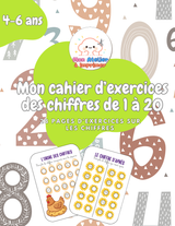 Mon cahier d'exercices sur les chiffres (1 à 20) - Produit digital (PDF)