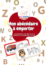 Mon abécédaire à emporter — J'apprends les mots et à tracer les lettres - Produit Digital (PDF)