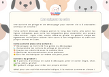 Mes petits animaux en cubes — 5 animaux à découper et assembler - Produit Digital (PDF)