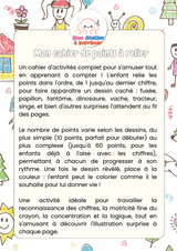 Mon cahier de points à relier — 25 dessins à découvrir ! Produit Digital (PDF)