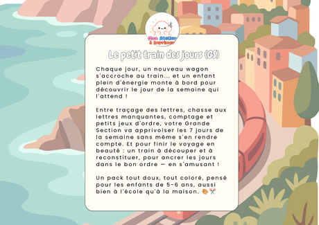 Le petit train des jours – Spécial Grande Section (5-6 ans) - Produit Digital (PDF)