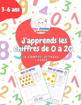 J'apprends les chiffres de 0 à 20 – (3-6 ans) - Produit Digital (PDF)