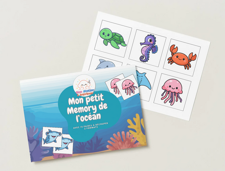 Mon Petit Memory de l'Océan - Produit digital (PDF)